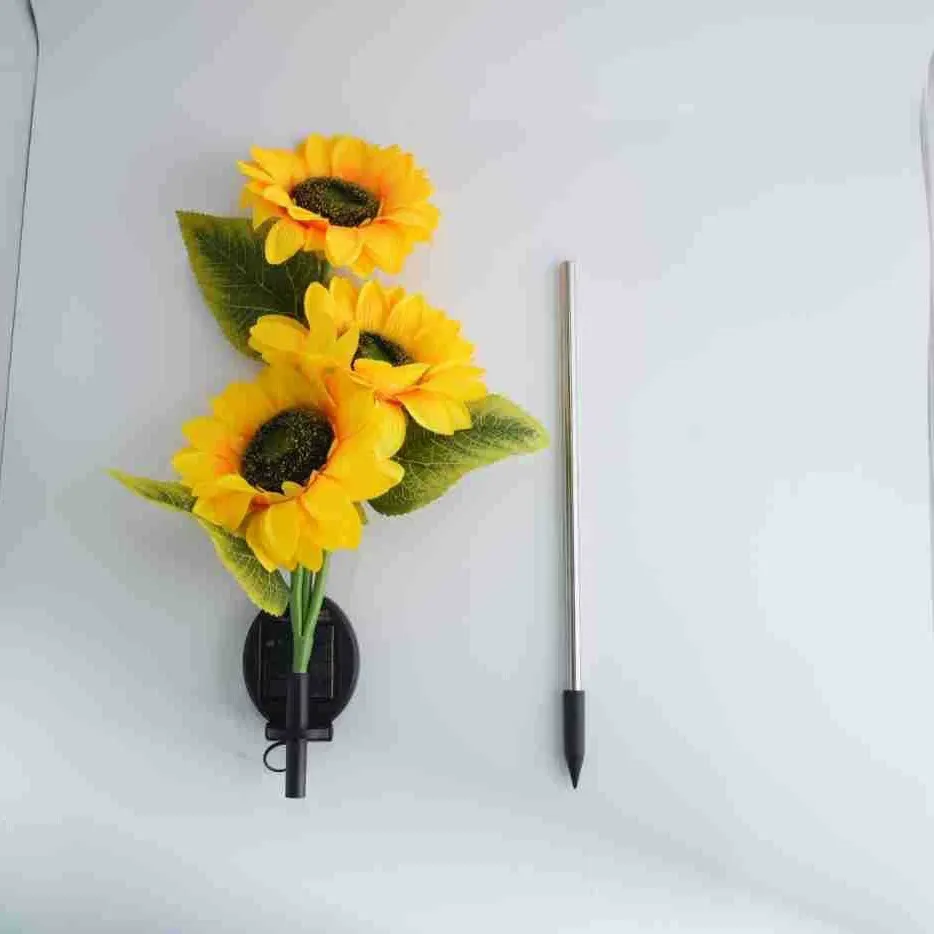 Sunflower Solar Ground-Stake Light — LED Courtyard Lamp, Garden & Villa Balcony Outdoor Waterproof Lawn Light