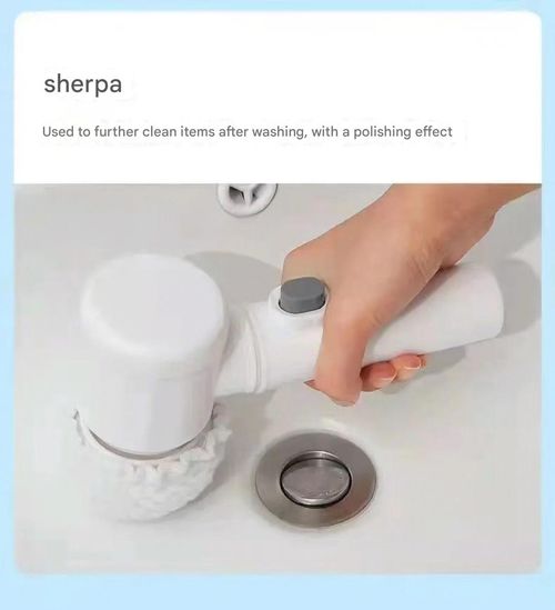 Use kitchen brush to wash pots and dishes, non-stick brush for washing pots, dishwashing brush, descaling oil cleaning brush, electric pot brush