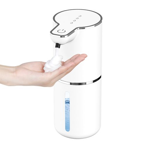 Smart sensor soap dispenser automatic foaming contact-free wall-mounted hand sanitizer USB charging leak-proof design
