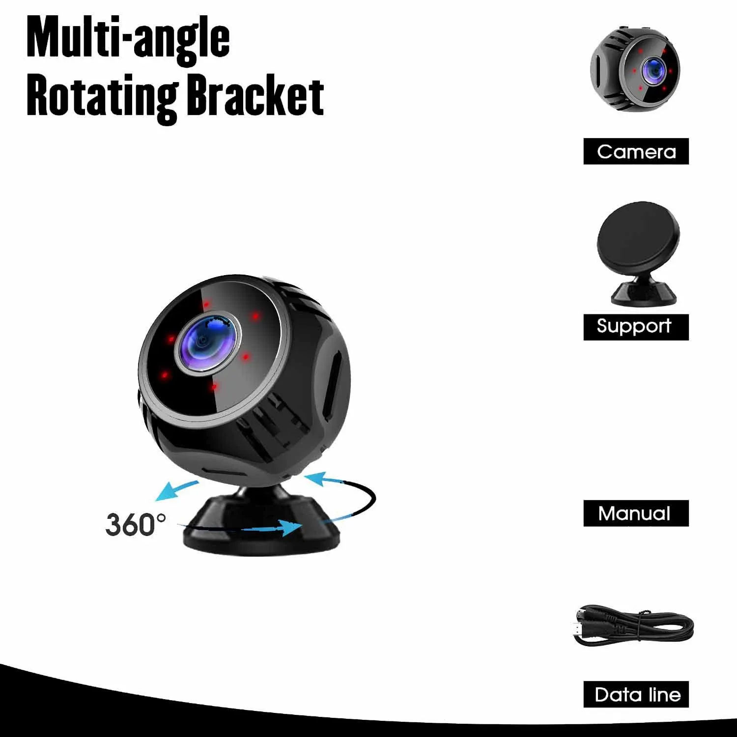 Little Lantern Home Wireless Smart WiFi Remote Monitoring Recorder 1080P HD Camera