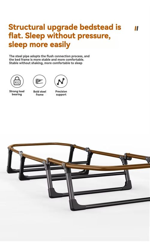 Lunch break folding bed outdoor single bed simple portable office nap camp bed multifunctional recliner accompanying bed