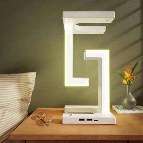 Anti-gravity reading lamp for bedroom, study, or office use,  magnetic levitation lamp