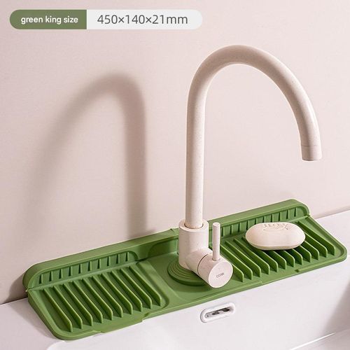 Upgraded button silicone faucet drain pad custom kitchen sink storage pad wash basin leak-proof non-slip pad
