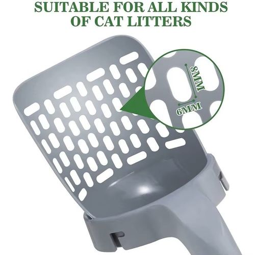 Plastic Litter Shovel Portable Large Capacity Garbage Poop Bag Cleaning & Groomiing Cat Litter Shovel