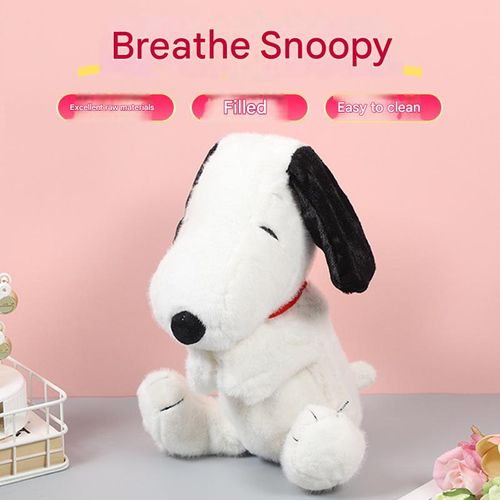 Stitch, a comfort cartoon doll that breathes, lights up, and has moving ears, is a baby companion toy.