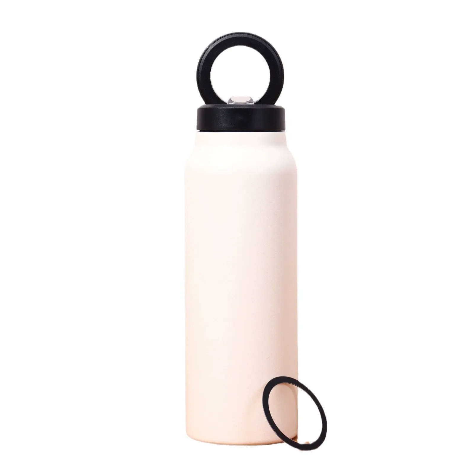 Multifunctional magnetic holder stainless steel thermos cup, large capacity water bottle, portable sports cold water bottle