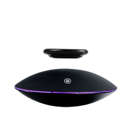 Magnetic levitation display stand, 300G load-bearing capacity, black flying saucer display stand, figurine ornament.