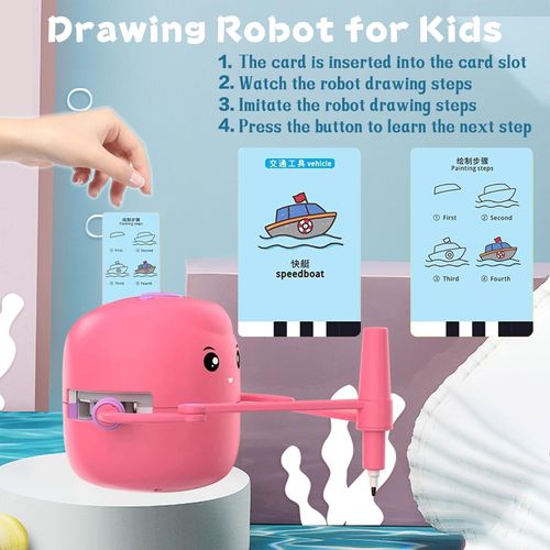 Popular Smart Automatic Drawing Robot: A Trending Early Education and Learning Toy that Accompanies Children's Growth and Learning