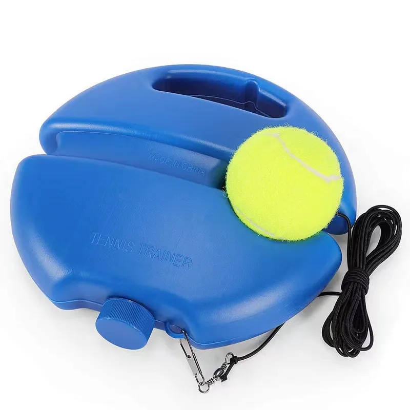 Tennis training device tennis racket beginner self-training device universal adult single rebound belt rope self-play set
