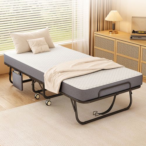 Folding bed office home single bed simple lunch break nap can be stored home portable bed