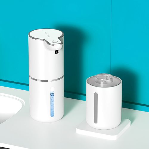 Smart sensor soap dispenser automatic foaming contact-free wall-mounted hand sanitizer USB charging leak-proof design