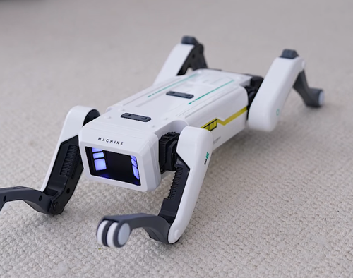 Remote control intelligent robot dog AI handshake mechanical dog dual system programming APP remote control voice version