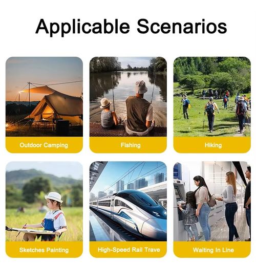 Outdoor Backpack Folding Stool Pencil Case Stool Portable and Simple Camping Equipment Shoulder Bag Stool Sports Folding Chair
