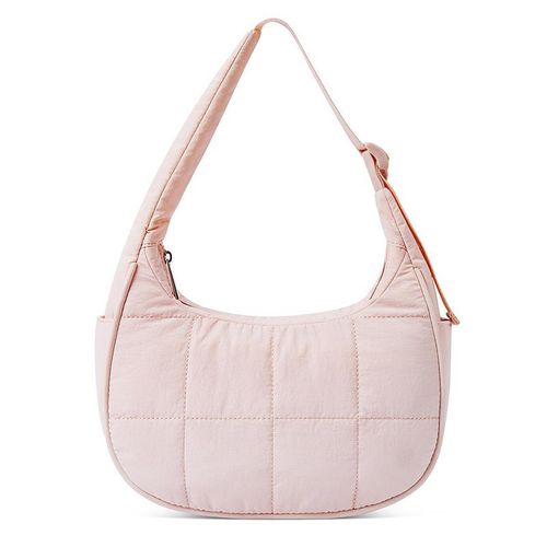 New Fashion Women's Small Quilted Nylon Shoulder Bag – Adjustable Crossbody & Handbag with Spacious Wallet Compartment | Lightweight & Stylish