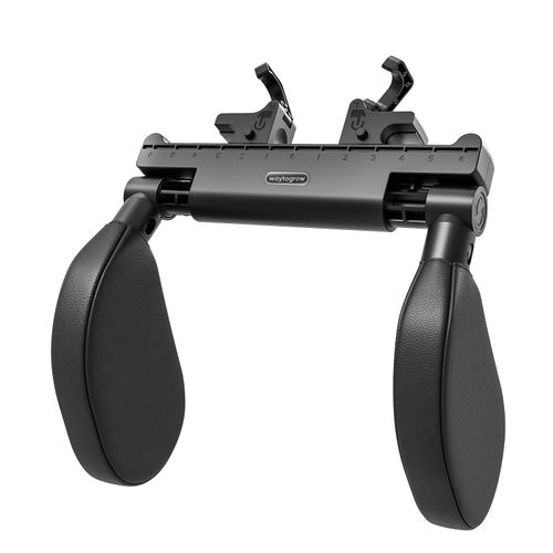 Ergonomic, thickened memory foam car seat head and neck rest pillow