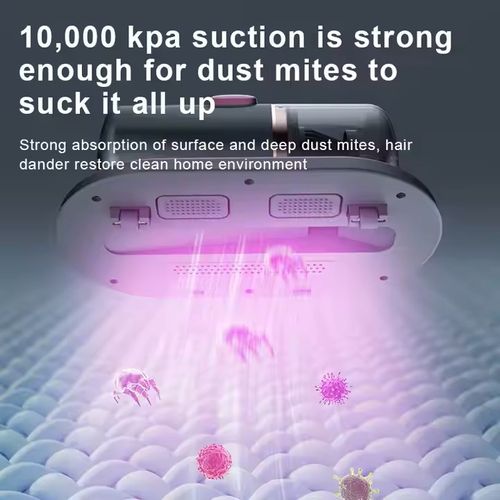 2025 Newest Cordless Vacuum - 8000Pa Ultra Strong Suction, 6000X Cyclone Tech for Deep Cleaning & Mite Removal  Powerful Multi-Filtration System for Home & Pet Hair