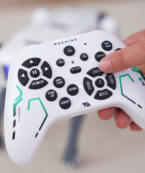 Remote control intelligent robot dog AI handshake mechanical dog dual system programming APP remote control voice version