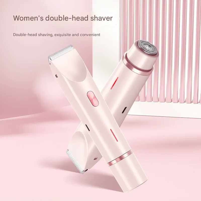 Double head shaver private parts women hair removal instrument hair trimmer hair clipper electric epilator