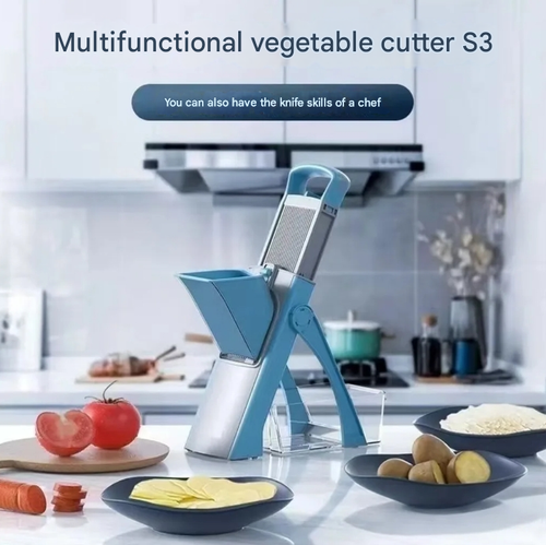 Kitchen magic tool cut in 3 seconds Hand-protecting and non-slip multifunctional vegetable cutter potato shreddinggratinggarlic grinding ginger grinding can be done in one machine, making cooking easy and safe