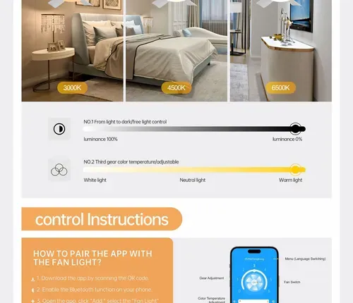 Screw-type lamp holder fan household silent fan chandelier easy to install remote control ceiling fan light electric fan light fan light