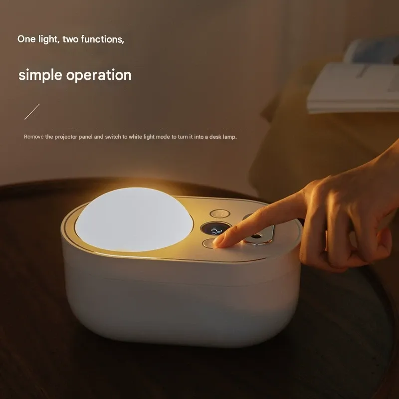 Project stars while you humidify!  Create magical nights with glowing visuals and misty air.