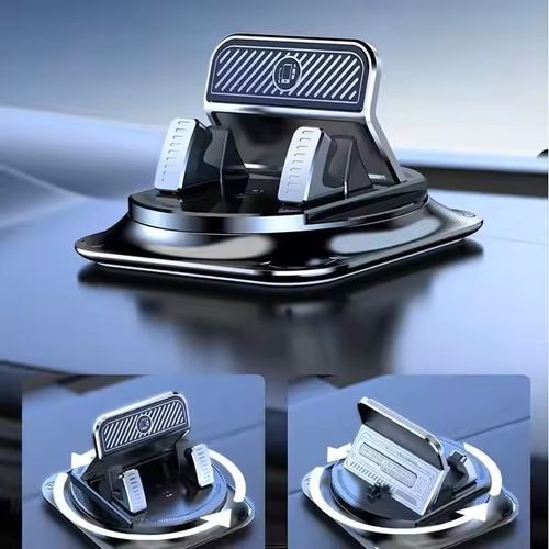 360 Degree Rotating Dashboard Navigation Mount Universal Car Phone Holder Premium Anti-slip Mat Universal Fixed Car Holder