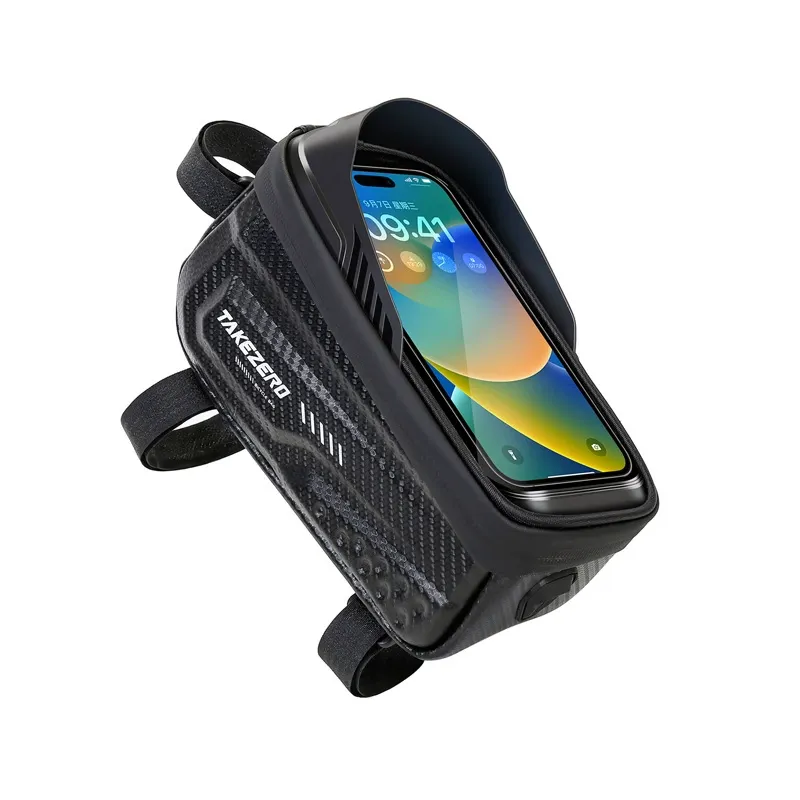 Bestseller EVA Mountain Bike Top Tube Bag – Waterproof Bicycle Frame Pack for Phone Keys | Unisex Cycling Accessories | Quick-Release Design