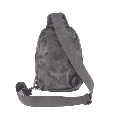 Outdoor leisure speaker chest bag with built-in speaker and amplifier, a crossbody backpack.