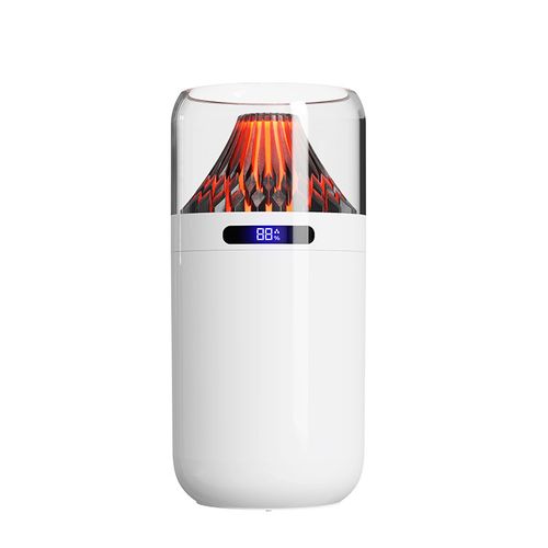 2025 Innovative Mini LED Flame Fragrance Diffuser 360ML Ultrasonic Humidifier Night Light Simulated Volcano Aromatherapy