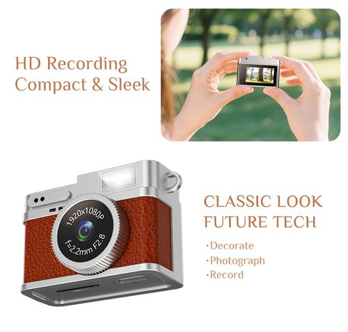 New 0.96 inch retro thumb sports student camera campus portable small photo CCD, free memory card and charging cable