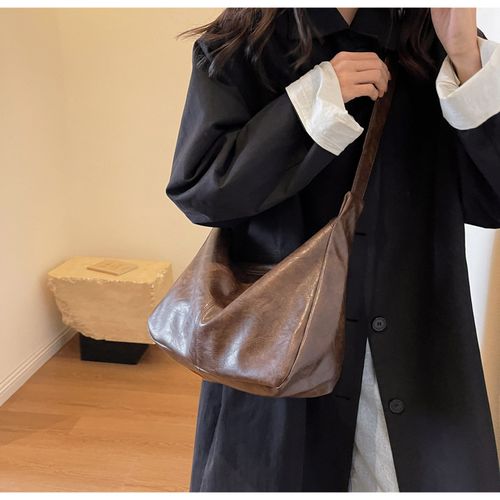 Vintage Crossbody Bags for Women 2025 Spring New Fashion Korean Tote Bag Large Capacity Shoulder Bag Casual Handbag
