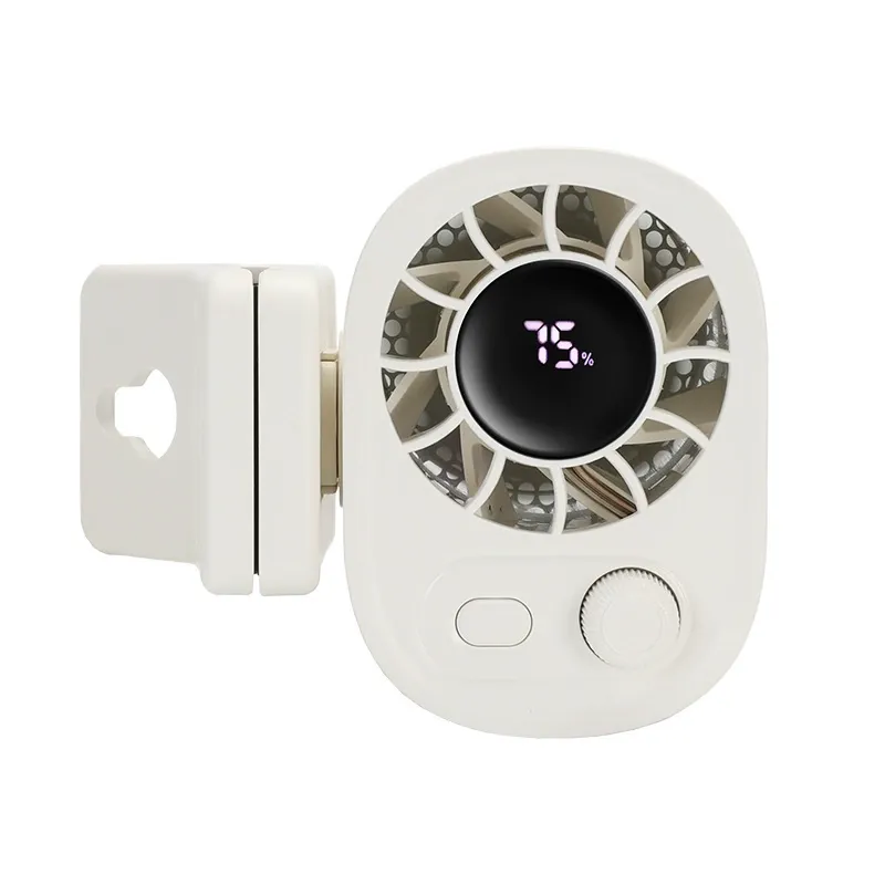 High-speed violent small fan desktop clip fan outdoor fan infinite speed regulation 100 gear waist hanging fan