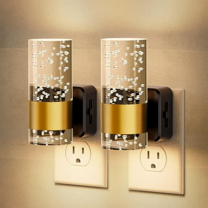 LED wall-mounted light-controlled sensor lamp, kitchen corridor, bedroom, staircase, night light, atmosphere wall lamp, soft light without glare, energy saving and power saving, plug and play