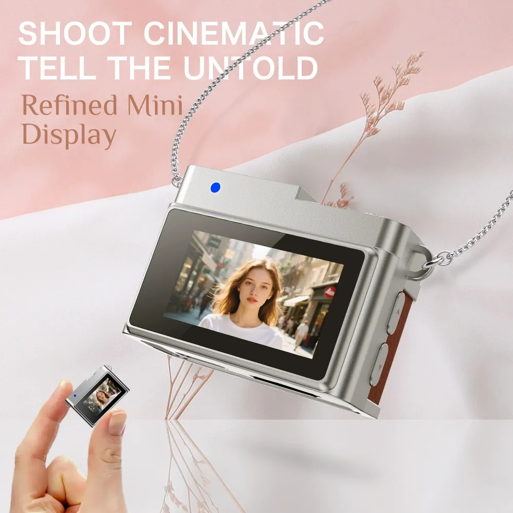 New 0.96 inch retro thumb sports student camera campus portable small photo CCD, free memory card and charging cable