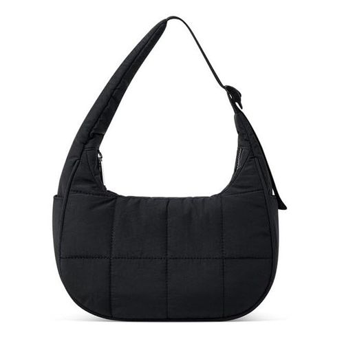 New Fashion Women's Small Quilted Nylon Shoulder Bag – Adjustable Crossbody & Handbag with Spacious Wallet Compartment | Lightweight & Stylish