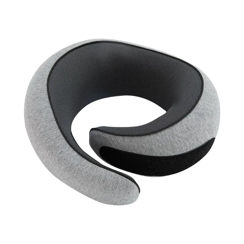 Portable and washable outdoor airplane travel pillow storage set, memory foam U-shaped neck support pillow