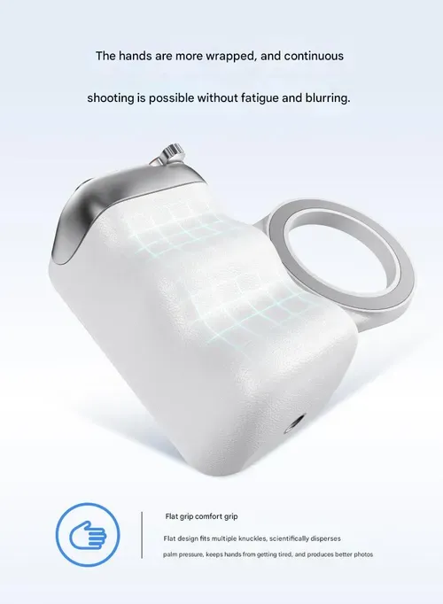 Magnetic camera handle for mobile phone, wireless Bluetooth camera, beauty and anti-shake
