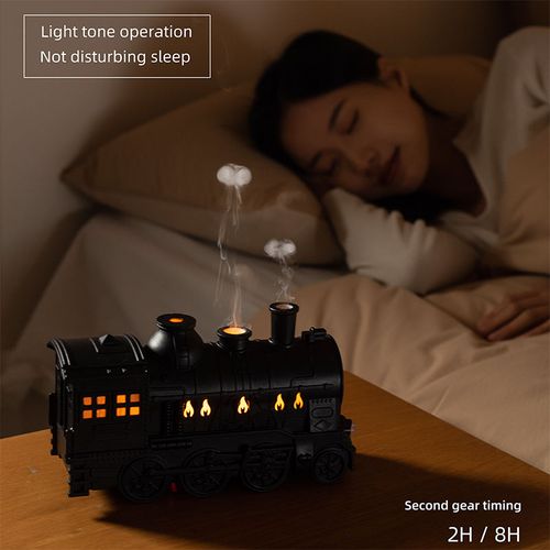Small train aromatherapy machine desktop ultrasonic large fog volume intelligent jellyfish spray retro train humidification aromatherapy machine