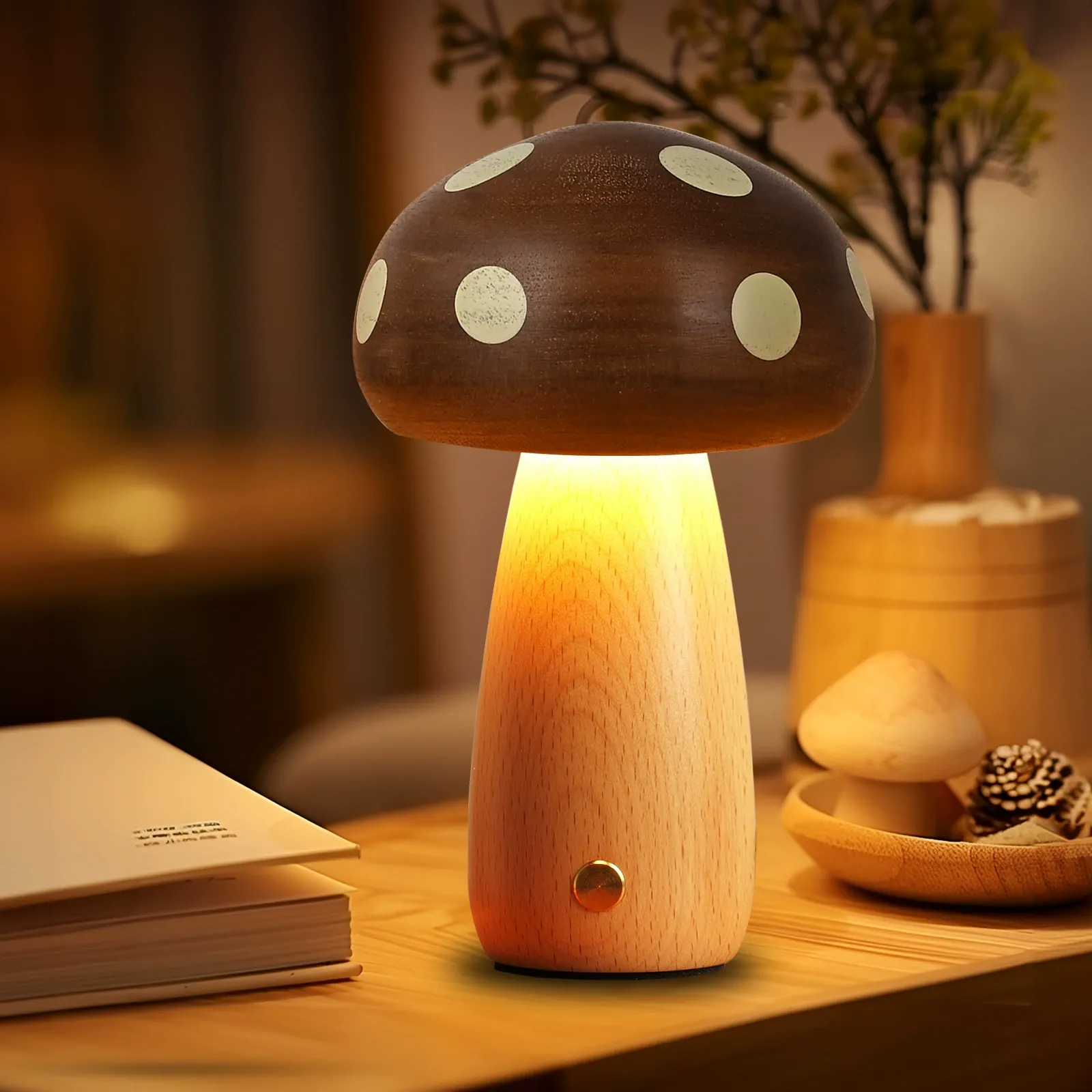 Time to decor the desk. USB Charging LED Table Lamp Northern Europe Touch Control Dimming Brightness for Desk Bedside Decorative Use