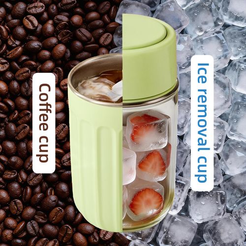 One-Touch Release Ice Maker Cup — 304 Stainless Steel Ice Mold for Drinks, Sodas, Coffee, and Outdoor Cooling