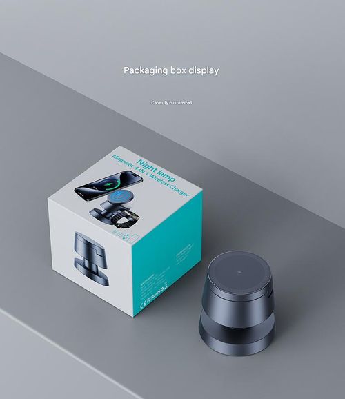 Night light three-in-one magnetic wireless charger suitable for Apple mobile phone earphone watch charging stand