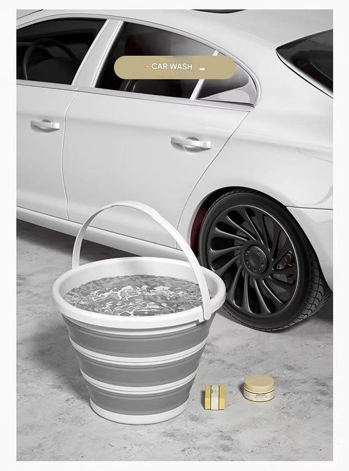 Portable Collapsible Bucket - Foldable Water Storage Container for Camping, Hiking, Fishing | Lightweight Sink Basin for Washing Face, Cooking, Foot Soak (Compact Travel Design)