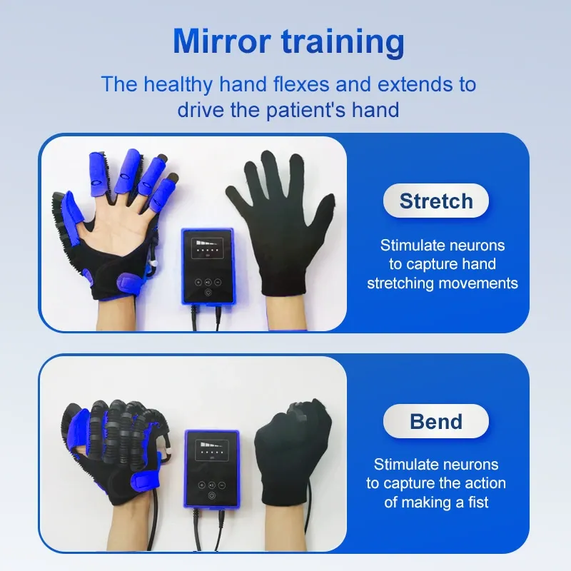 Size L Finger rehabilitation training glove robot rechargeable finger rehabilitation training glove for stroke hemiplegia exercise