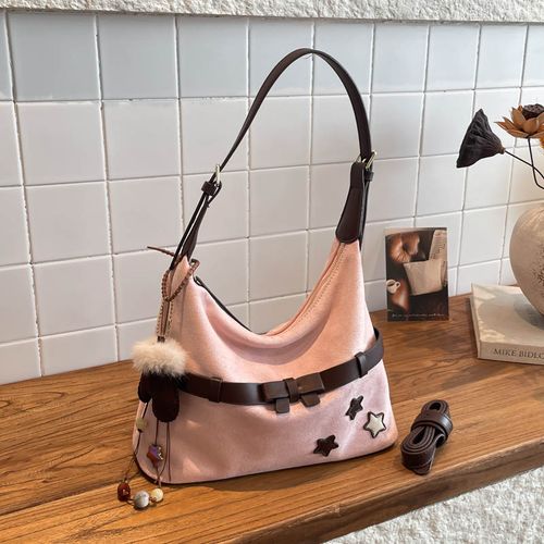 Premium-Look New Arrival: Trendy, High-Capacity Crossbody Bag — Versatile Casual Shoulder ToteNo attachments