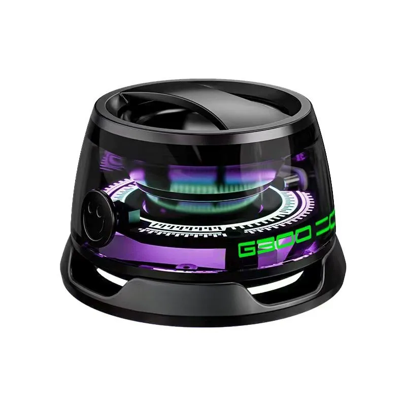 Magnetic Bluetooth Speaker G300 - Portable Wireless Mini Speaker with RGB Mood Light, Bass Boost, Travel, Camping
