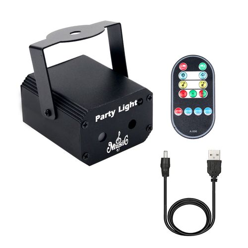 Mini Laser Light, Small Stage Light, Smart Colorful Light, Home KTV Atmosphere Light, Disco Laser Flashing Projector Light