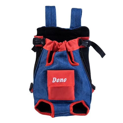 Pet Outgoing Carriers Bag Mesh Dog Backpack Breathable Comfortable Cat Chest Bag Outdoor Travel Four Legged Backpack
