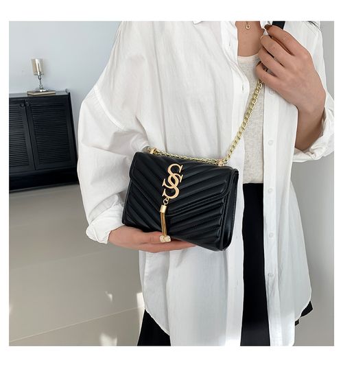 Women's handbag, high-end style, small square bag, 2025 new style, women's crossbody bag, fashionable and versatile trendy chain shoulder bag.
