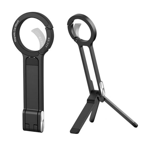 Magnetic rotating carabiner bracket Magsafe mobile phone tripod Portable desktop live photography bracket 360° adjustable non-slip shooting artifact