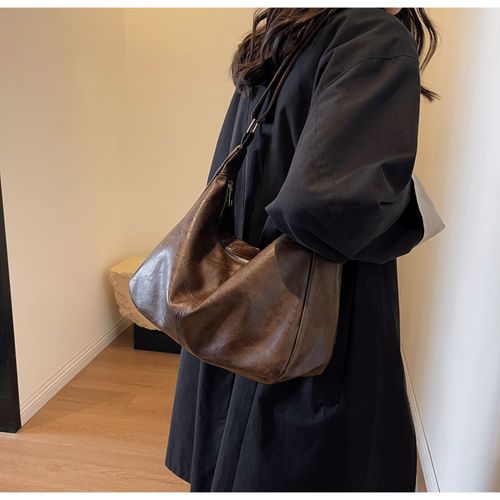 Vintage Crossbody Bags for Women 2025 Spring New Fashion Korean Tote Bag Large Capacity Shoulder Bag Casual Handbag